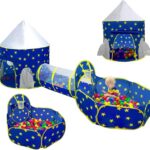 PigPigPen 3pc Kids Play Tent for Boys